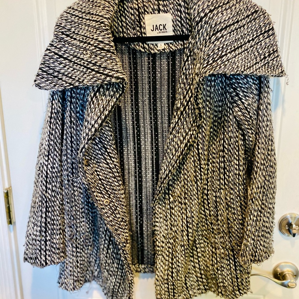Jack by BB Dakota Braided Tweed Coat